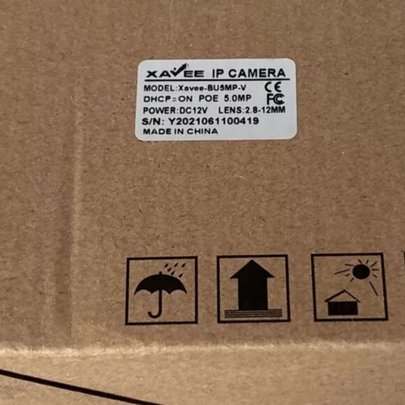 XAVEE XAVEE-BU5MP-V POE 5MP IP66 IP SECURITY CAMERA - Picture 8 of 8